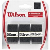 Wilson Advantage Absorbent 3'lü Siyah Tenis Gribi WRZ4033BK