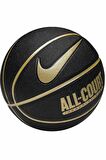 Nike Everyday All Court 8P Deflated  7 Numara Basketbol Topu Siyah N.100.4369.070.07