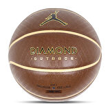 Jordan Diamond Outdoor 8P Unisex Kahverengi Basketbol Topu J.100.8252.218.07
