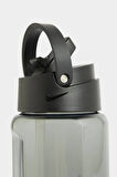 Nike Recharge Straw Pipet Bottle 24 Oz 0,71LT BPA Free BPA içermeyen Pipetli Suluk Siyah