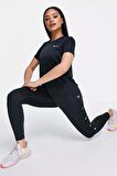 Nike Miler Dri Fit Tee Sırt Hava Panelli Koşu Spor Antrenman Tişörtü Siyah