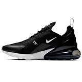 Nike Air Max 270 Unisex Sneaker Black-White Swoosh Günlük Spor Ayakkabı Siyah-Beyaz Swoosh
