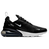 Nike Air Max 270 Unisex Sneaker Black-White Swoosh Günlük Spor Ayakkabı Siyah-Beyaz Swoosh