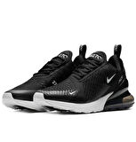 Nike Air Max 270 Unisex Sneaker Black-White Swoosh Günlük Spor Ayakkabı Siyah-Beyaz Swoosh