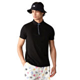 Premium Erkek Siyah Outdoor Polo T-Shirt NF00CEV4JK31