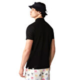Premium Erkek Siyah Outdoor Polo T-Shirt NF00CEV4JK31