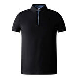 Premium Erkek Siyah Outdoor Polo T-Shirt NF00CEV4JK31