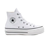 Converse Chuck Taylor All Star Platform Canvas Kadın Günlük Ayakkabı 560846C Beyaz