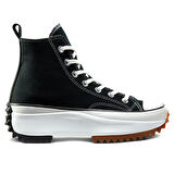 Run Star Hike Canvas Platform Kadın Siyah Sneaker Ayakkabı 166800C