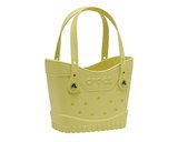 Crocs SMALL EVA TOTE Omuz Çantası-En: 27 Cm, Boy: 21 Cm, Derinlik: 11 Cm CZFB0001-YELLOW Sarı