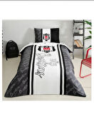 Taç Beşiktaş 1903 Glow Tek Kişilik 120X200 Lastikli Çarşaflı Nevresim Takımı