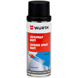 WÜRTH NİTRO ALKİDAL KALİTE MAT SİYAH TAMPON SPREY BOYA 400 ML  RAL9005 0893329005
