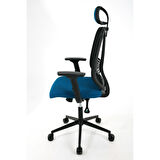 Zeon Comfort Ofis Koltuğu Çalışma Koltuğu |mavi |siyah Yıldız Ayak