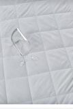 AY Home Kapitoneli Fitted 100 x 200 Su Geçirmez Alez Beyaz