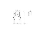 VitrA Core 66910 Dolaplı Ayna, 60 cm, Aydınlatmalı, Sağ