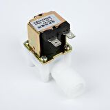 12V DC NC Plastik Su Solenoid Vana - 1/2"