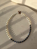 Lapis lazuli Opal kolye