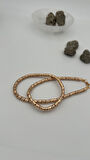Gold kolye lav taşı