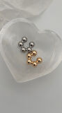 Earcuff kıkırdak küpe gümüş renk