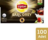 Lipton Earl Grey Bergamot Demlik Poşet Siyah Çay 100'lü 