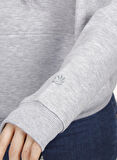 Unisex Kapşonlu Gri Sweatshirt