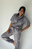 Gri Jogger Pijama Takımı