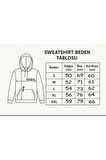 Baskılı İçi Polarlı Sweatshirt