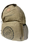 Kaliteli Tek Bölmeli Vintage Disayn Günlük Gezi Okul Sırt Çantası North Dakato Bag Brand 30x43cm