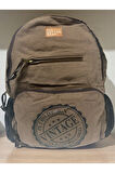 Kaliteli Tek Bölmeli Vintage Disayn Günlük Gezi Okul Sırt Çantası North Dakato Bag Brand 30x43cm