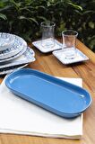 M'art Home Bluen Oval Sunum Tabağı