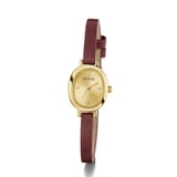 GUESS GUGW0925L7 BORDO DERİ KORDON OVAL KADIN KOL SAATİ