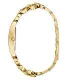 GUESS GUGW0298L2 ALTIN KAPLAMA TAŞLI DİKDÖRTGEN KADIN KOL SAATİ