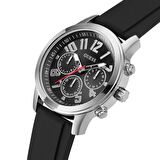 GUESS GUGW0708G1 SİYAH SİLİKON KORDON ERKEK KOL SAATİ