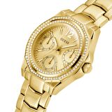 GUESS GUGW0685L2 ALTIN KAPLAMA TAŞLI KADIN KOL SAATİ