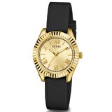 GUESS GUGW0724L2 SİYAH SİLİKON KORDON KADIN KOL SAATİ