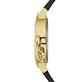 GUESS GUGW0684L3 SİYAH DERİ KORDON TAŞLI KADIN KOL SAATİ