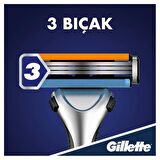 Gillette Sensor3 Tıraş Makinesi + Yedek Tıraş Bıçak 6'lı