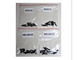 Yate10 40Adet 10-12mm Laptop Vidası Kilitli Poşetli