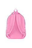 Pembe Super Girl Taçlı Kız Okul Çantası Sırt Çanta 39 x 28 x 14 cm
