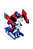 Tek Tuşla Robota Dönüşen Transformers Optimus Çek Bırak Araba