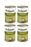 Dr.Sacchi Av Hayvanlı Yetişkin Kedi Konservesi 400 Gr x 4 Adet