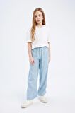 Kız Çocuk Wide Leg Geniş Paça Jean Pantolon