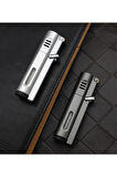 PremiumQuality Gunmetal 3 Torch Pürmüz Metal Puro Çakmağı