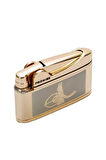 Promise Soft Flame Gold Tuğra Desenli Metal Çakmak