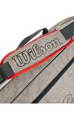 Wilson Team 3 PK Heather Grey 3lü Tenis Raket Çantası