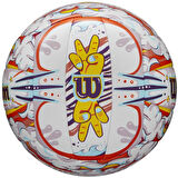 Wilson Plaj Voleybol Topu Graffiti Peace VB White/Orange OF WV4006901XBOF