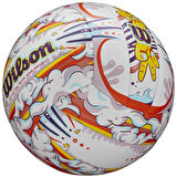 Wilson Plaj Voleybol Topu Graffiti Peace VB White/Orange OF WV4006901XBOF