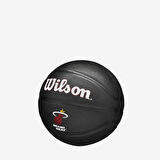 Wilson Mini Basketbol Topu NBA Teamtribute Mini Black Miami Heat Size: 3 WZ4017607XB3