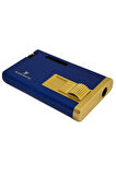 Black Martin Tek Torch Pürmüz Mavi-Gold Metal Puro Çakmağı