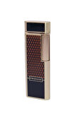 Promise Twiggy Siyah Gold İşlemeli Metal Soft Flame Çakmak